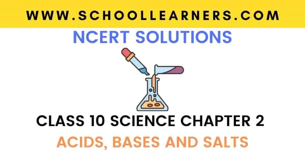 NCERT Solutions for Class 10 Science Chapter 2 Acids, bases and salt